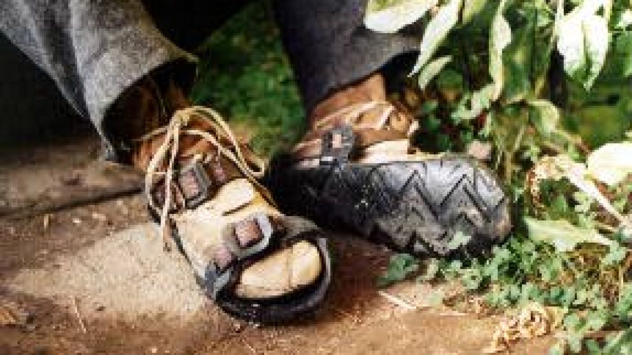 mexican sandals with tire soles