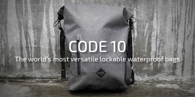 Code 10 Waterproof Lockable Backpacks