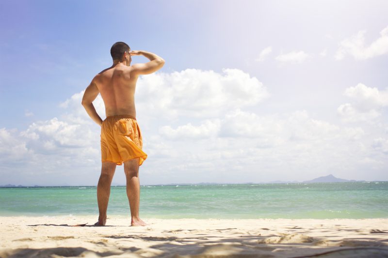 Blijf aan het strand